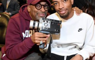 Spike Lee (left) and Son Jackson Lee (right)